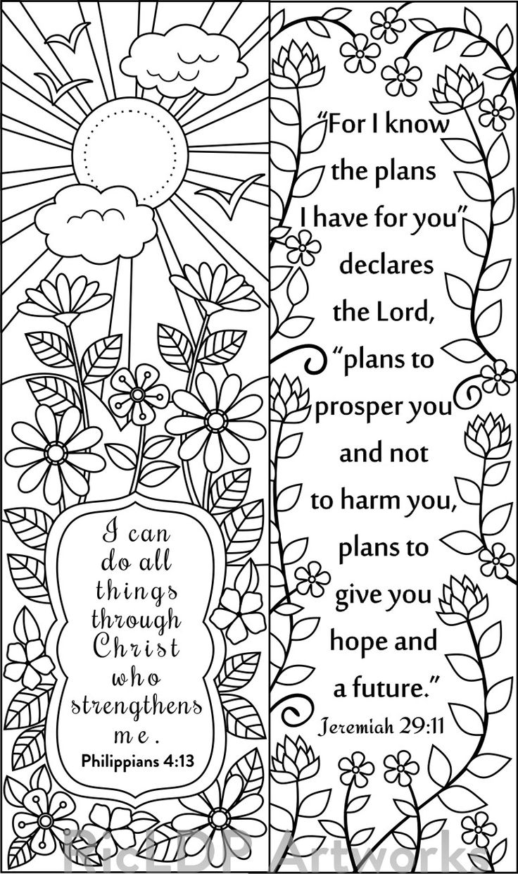 Free Printable Bookmarks Luke Verses