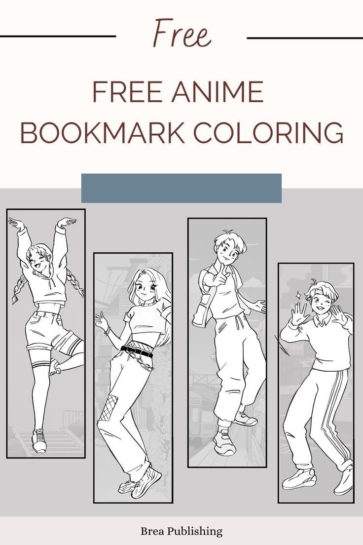 Anime Bookmarks Printable Free! Anime Bookmarks