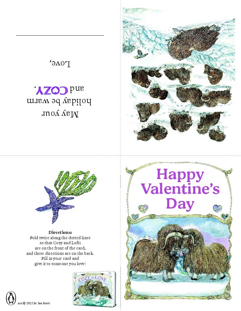 Free Printable Valentine Bookmarks Jan Brett