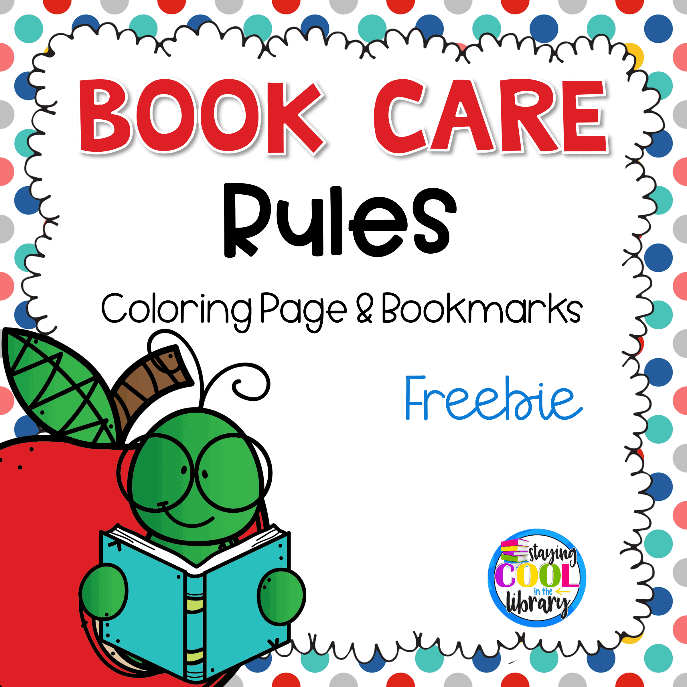Free Printable Book Care Bookmarks