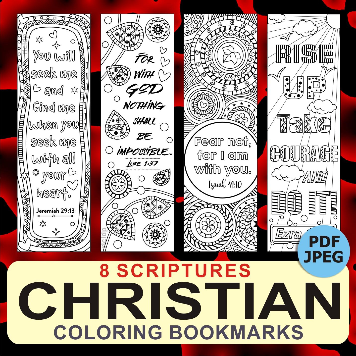 Luke 1-24 Bible Reading Printable Bookmark