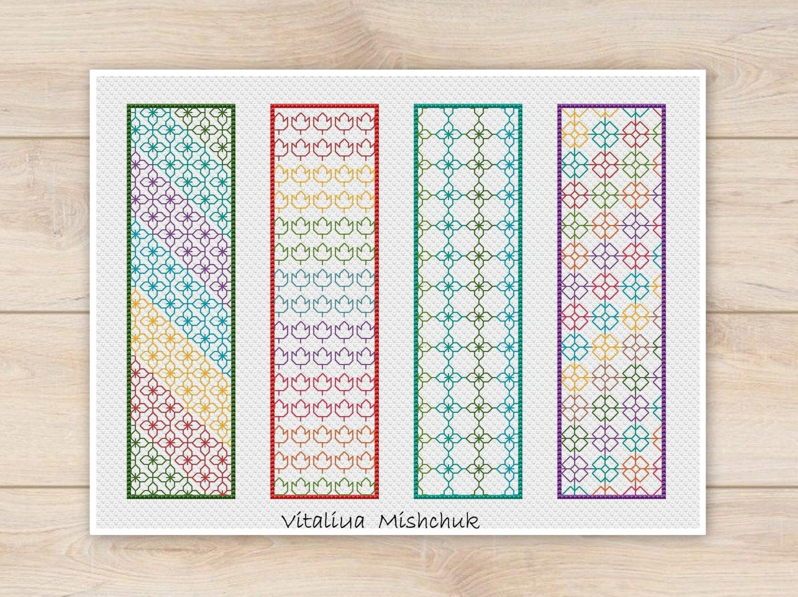 Printable Cross Stitch Bookmark Patterns