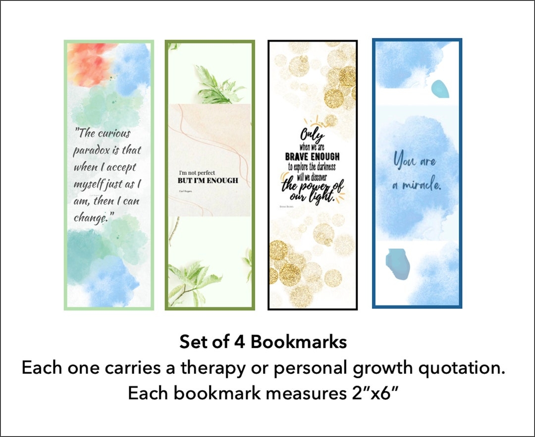 Free Printable Bookmarks For Therapist