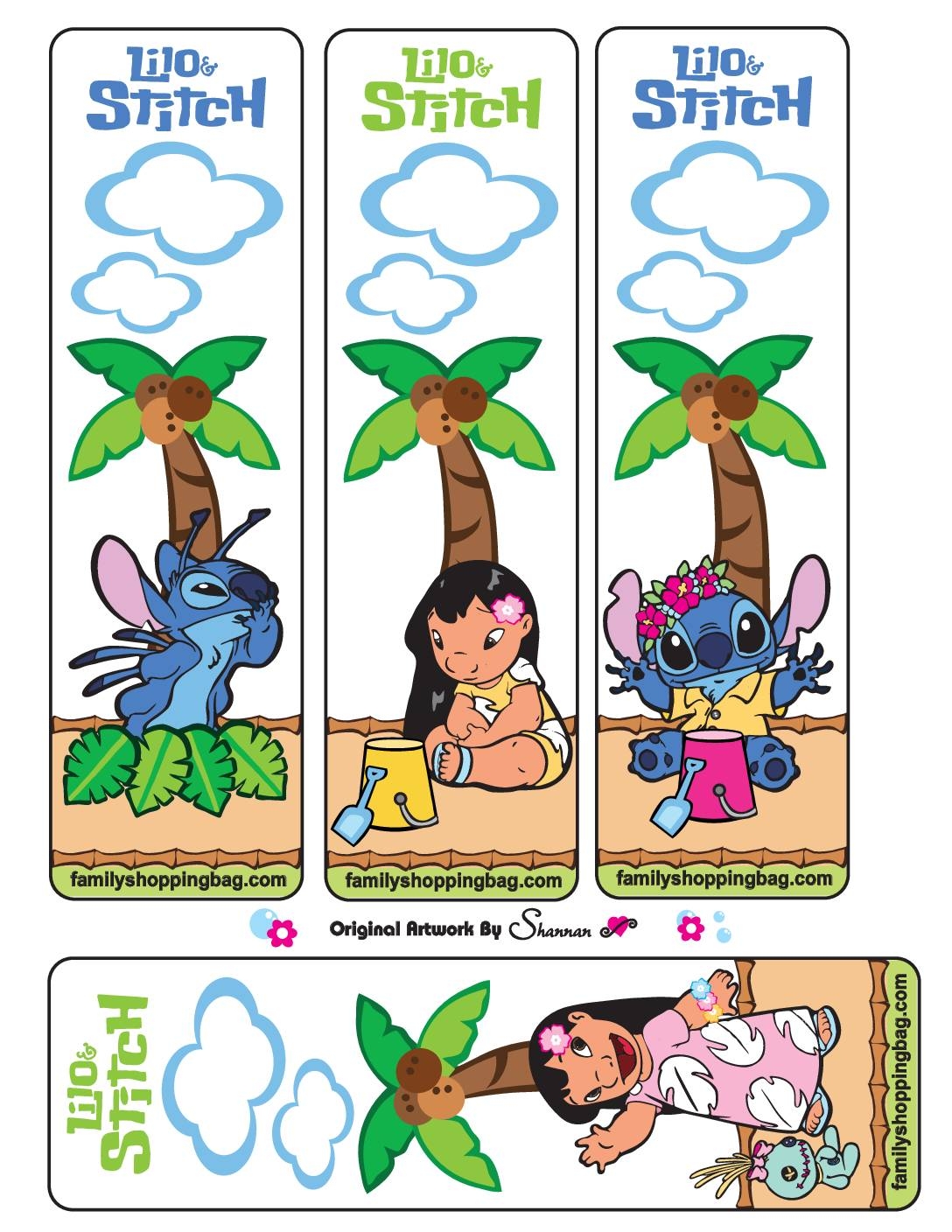 Lilo And Stitch Bookmark Printable