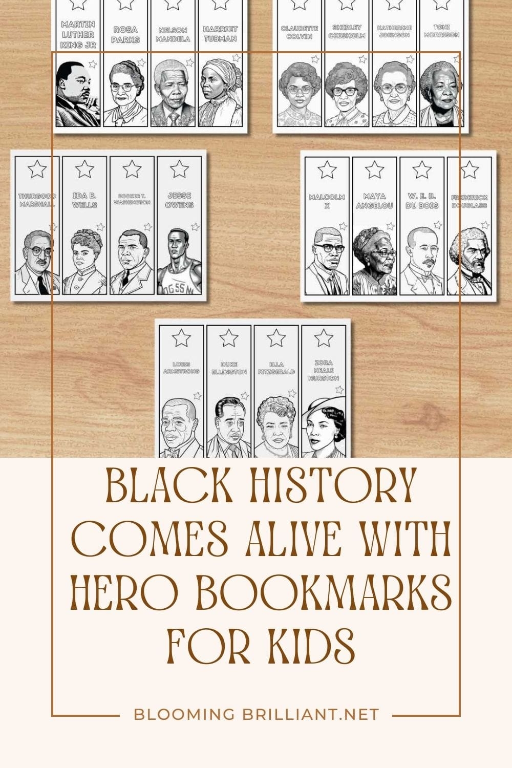 Free Printable Black History Month Bookmarks