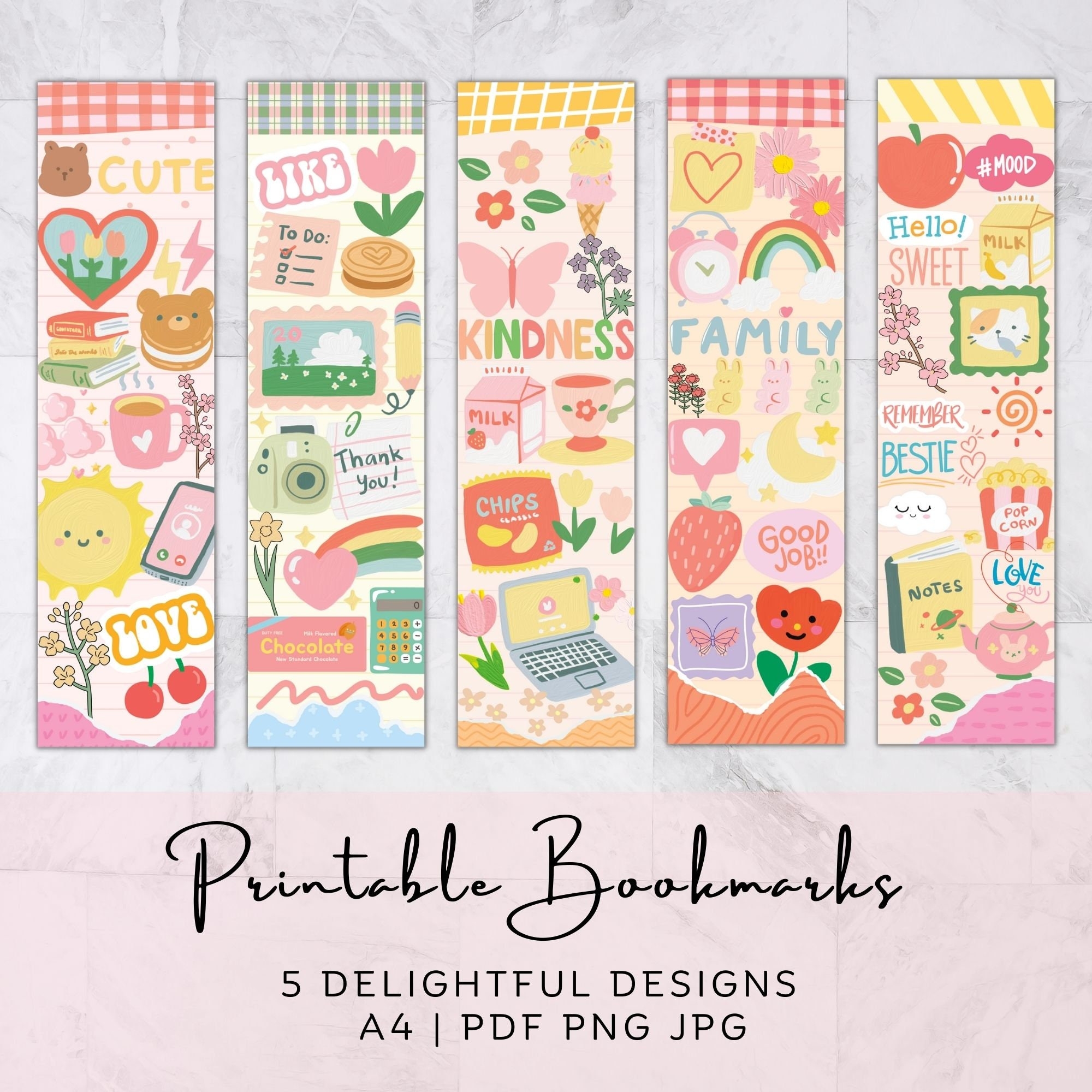 Cute Printable Bookmarks For Teens