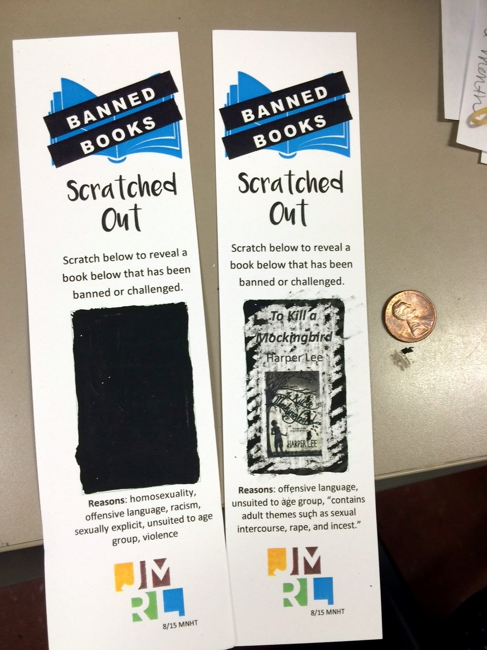 Banned Books Week 2017 Bookmarks Printable