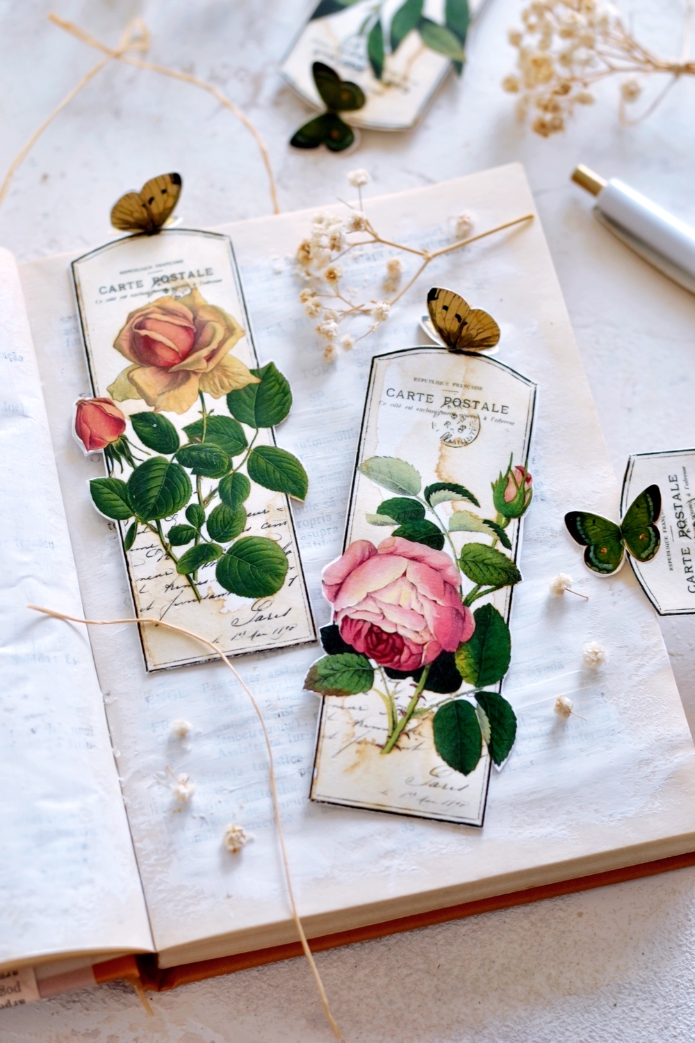Diy Printable Bookmarks For Weddings