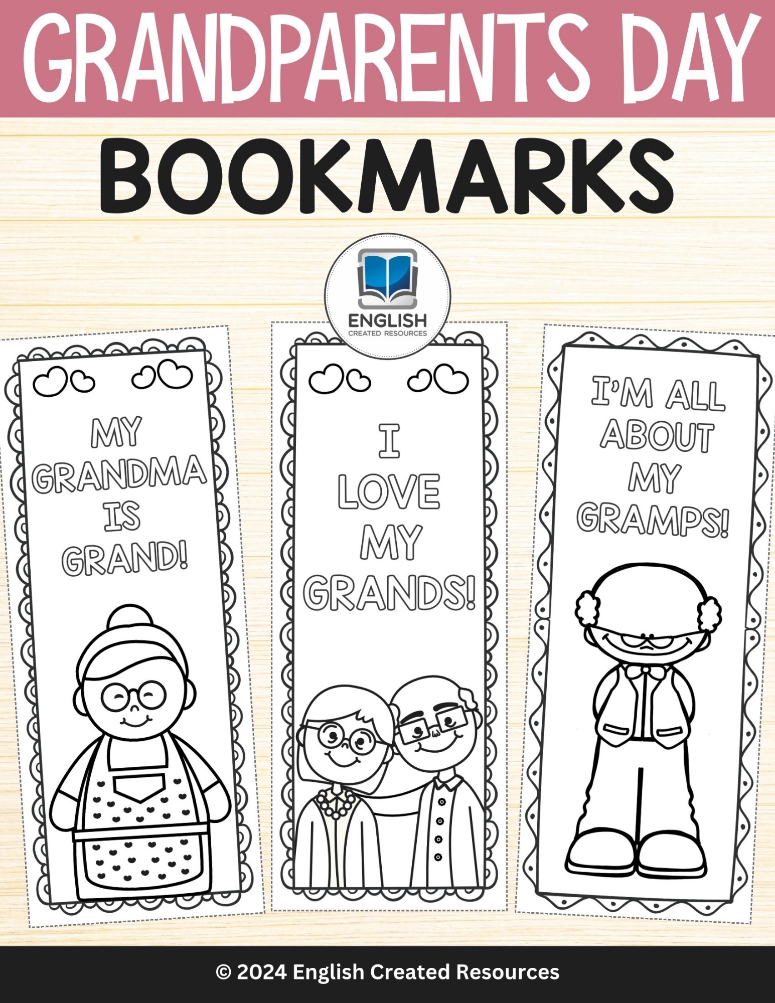 Free Printable Grandparents Day Bookmarks