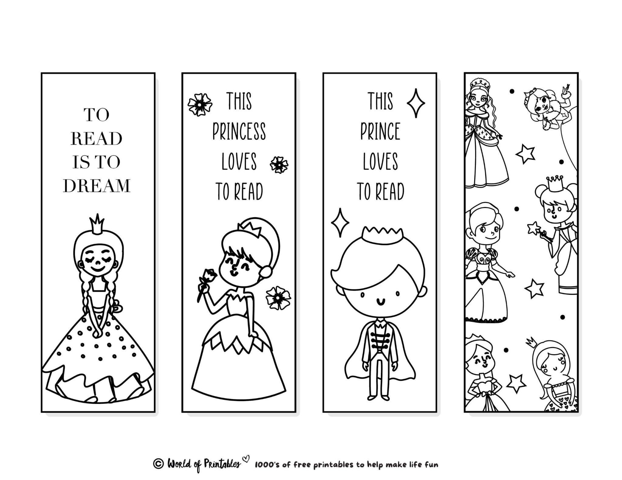 Free God'S Princess Printable Bookmarks