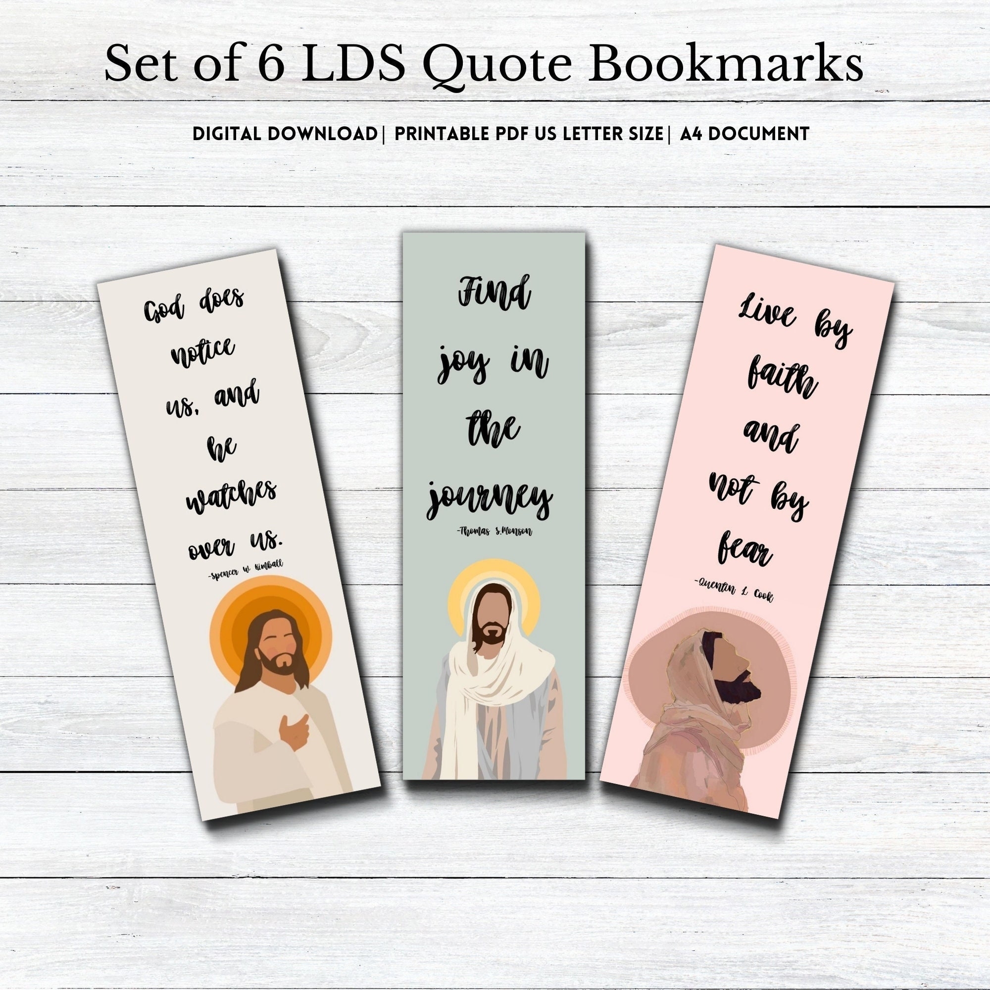 Lds Quotes Printable Bookmarks Boys