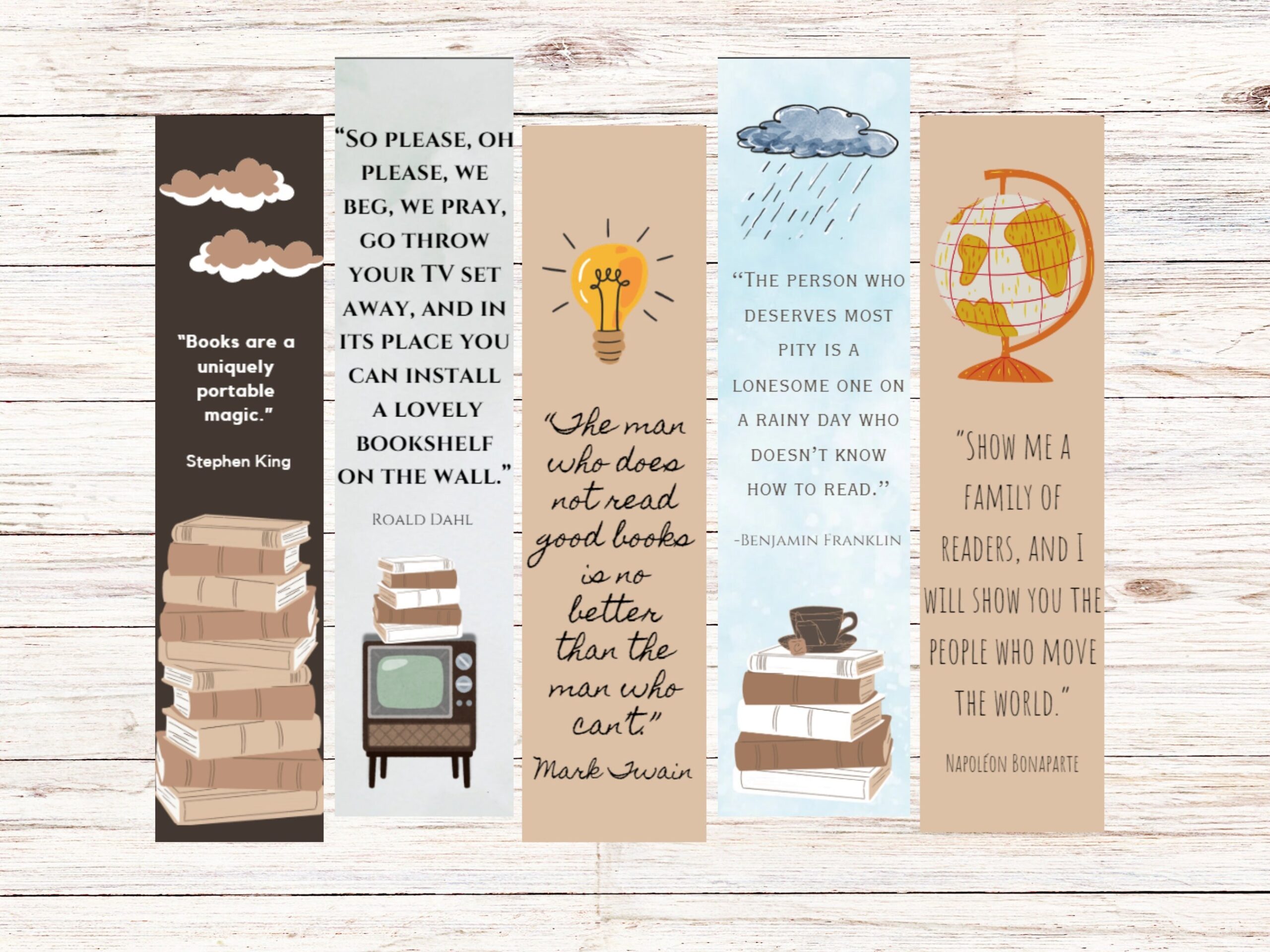 Printable Bookmarks With Quotes Tumblr
