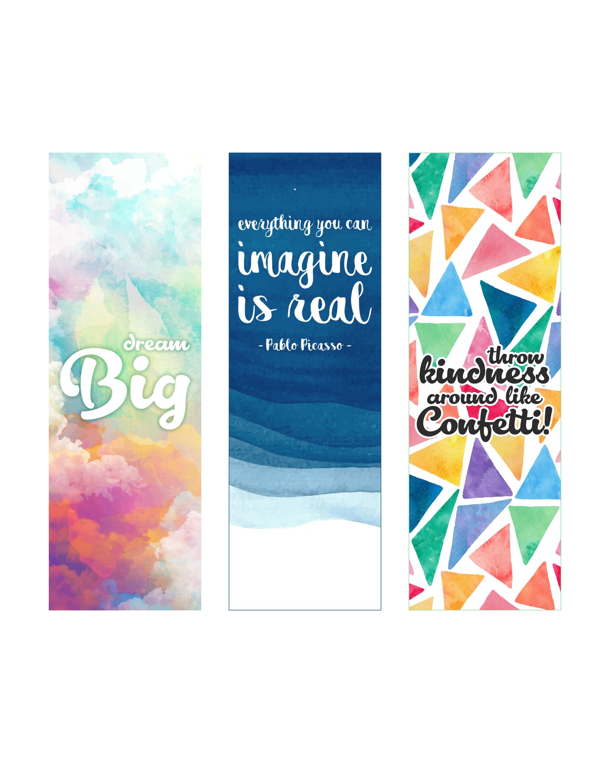 Free Printable Bookmarks Inspiration Quotes