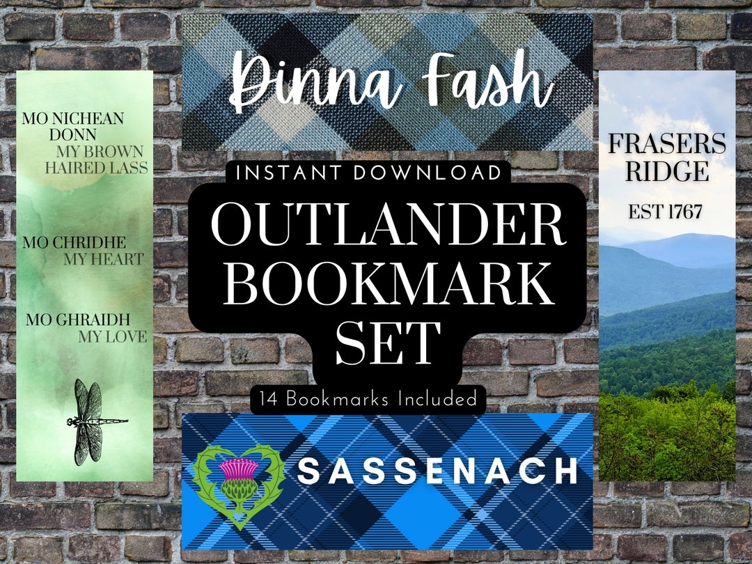 Cool Printable Bookmarks For Outlander