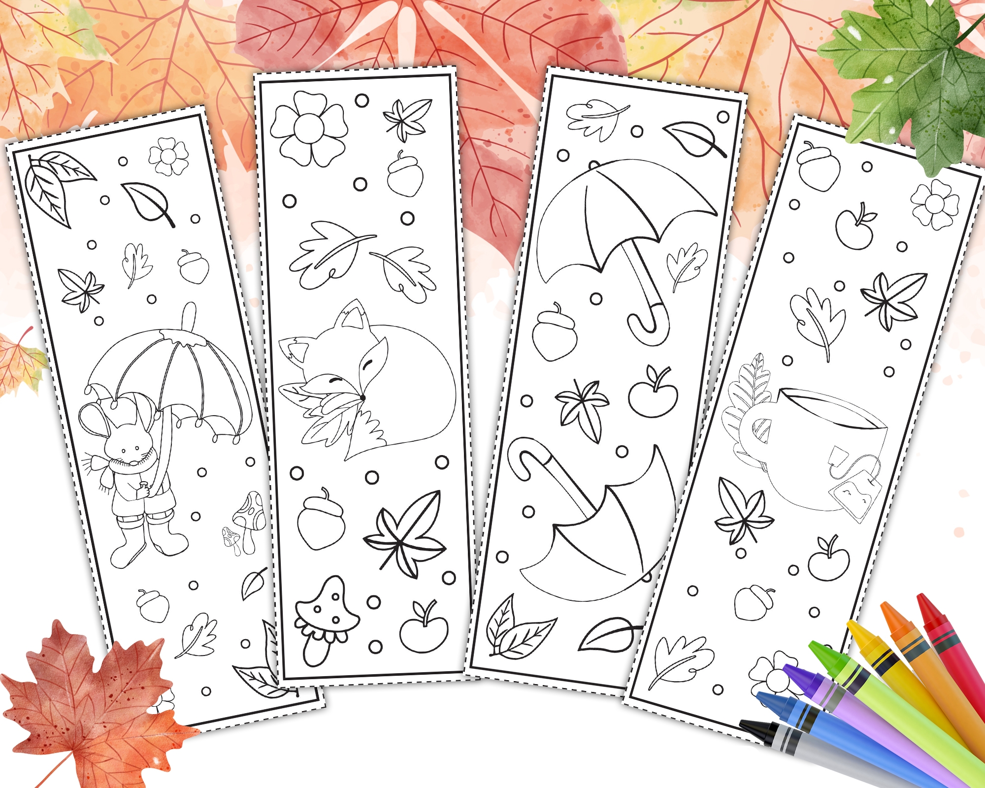 Coloring Page Bookmarks Printable For Kids
