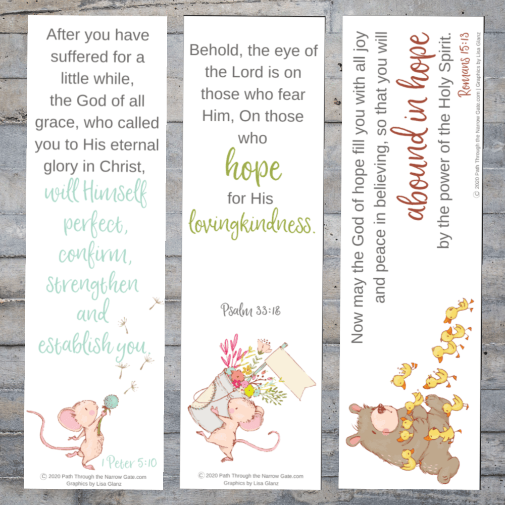 Free Printable Bookmarks With Scripture