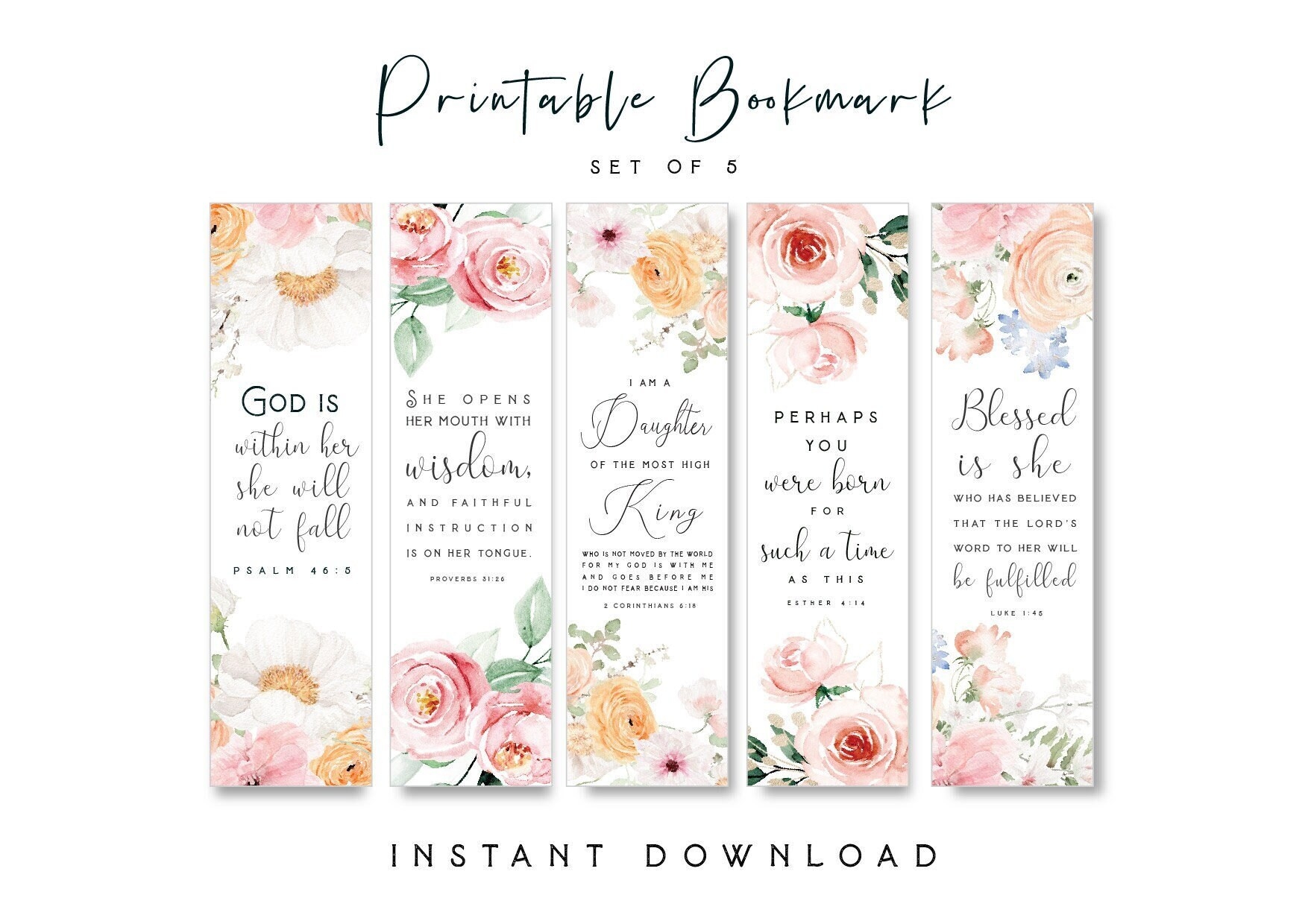 Deep Beauty Lds Printable Bookmark