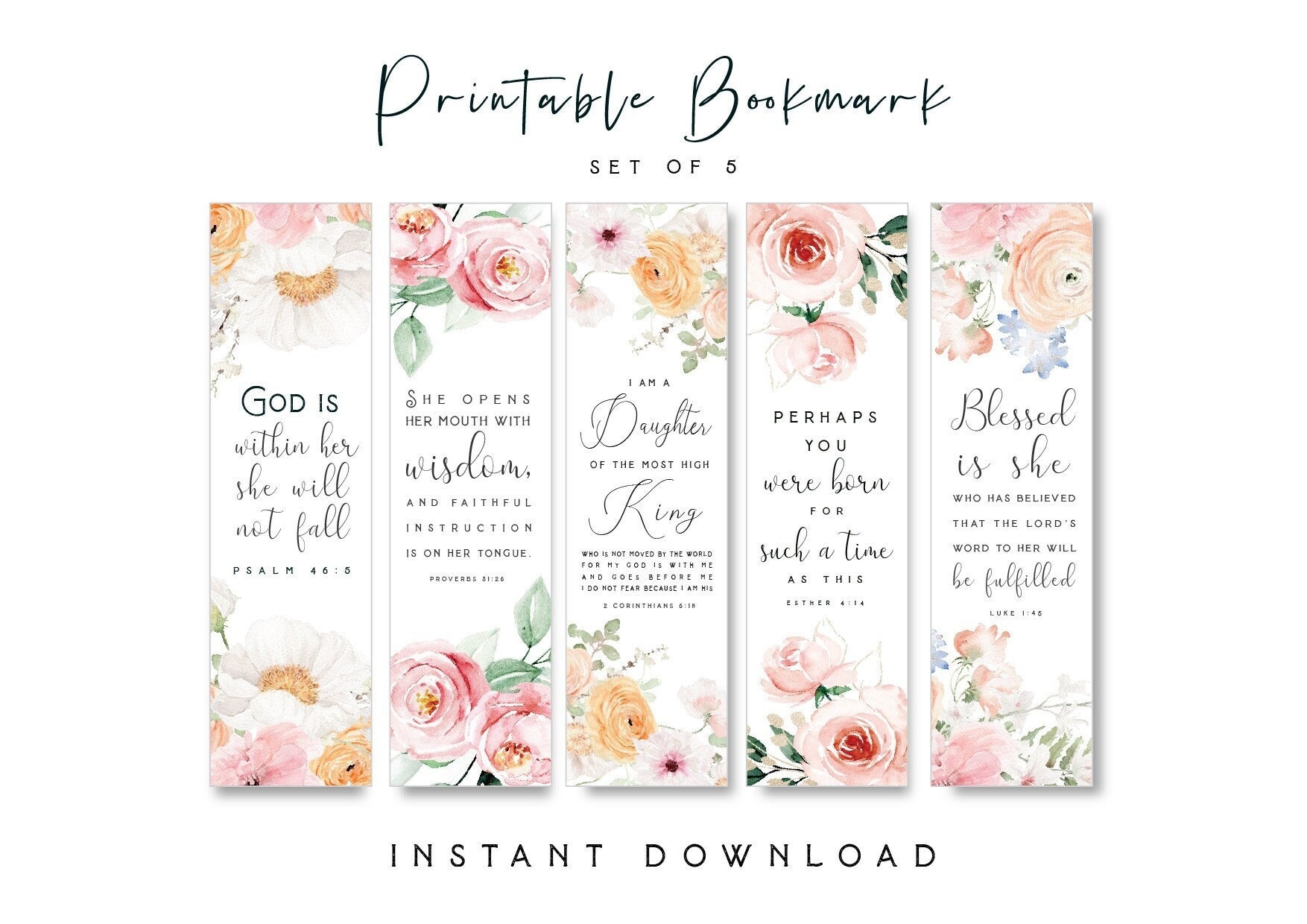 Free Daughter Of The King Printable Bookmarks