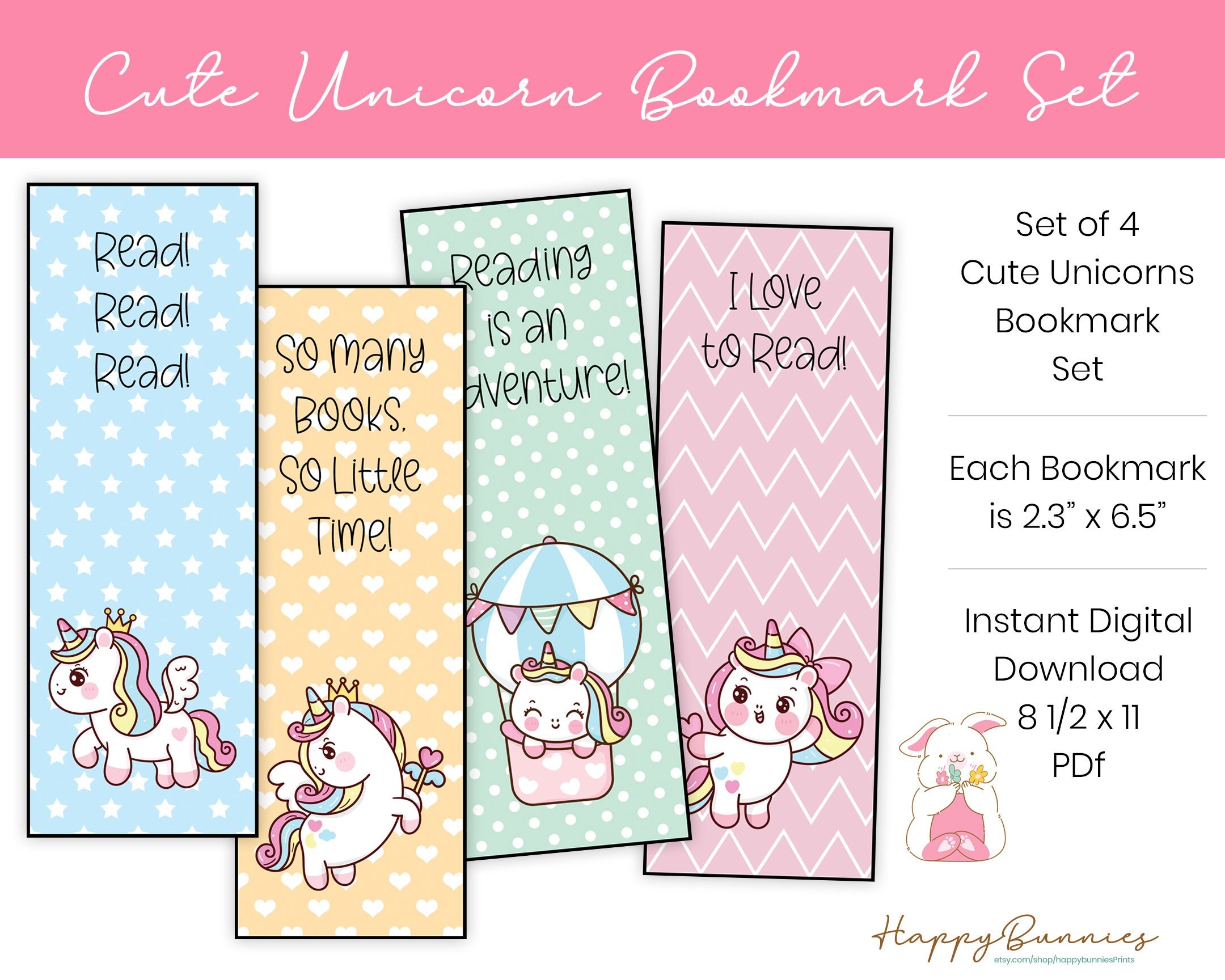 8 1/2 X 11 Printable Bookmarks
