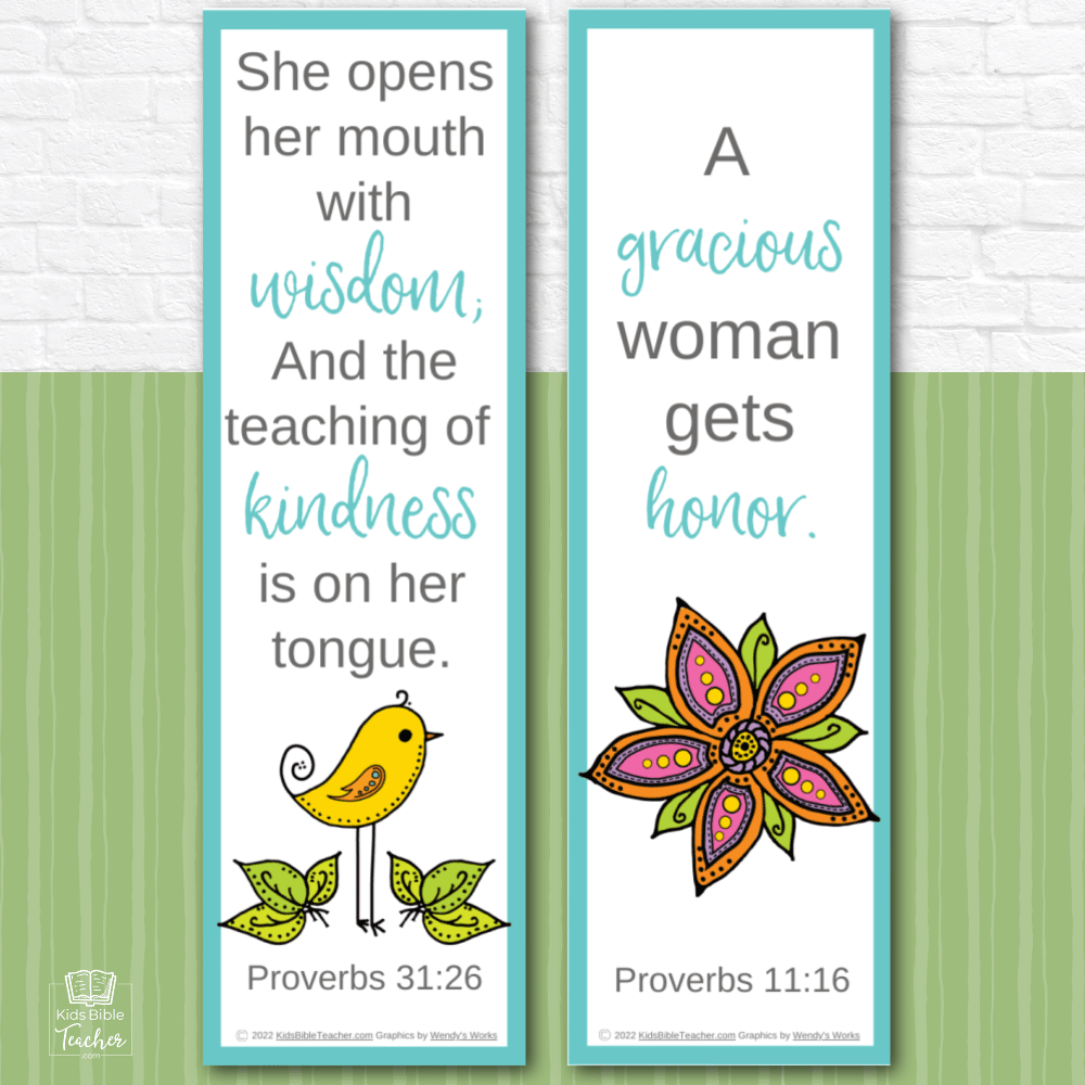 Printable Church Bookmarks For Moms