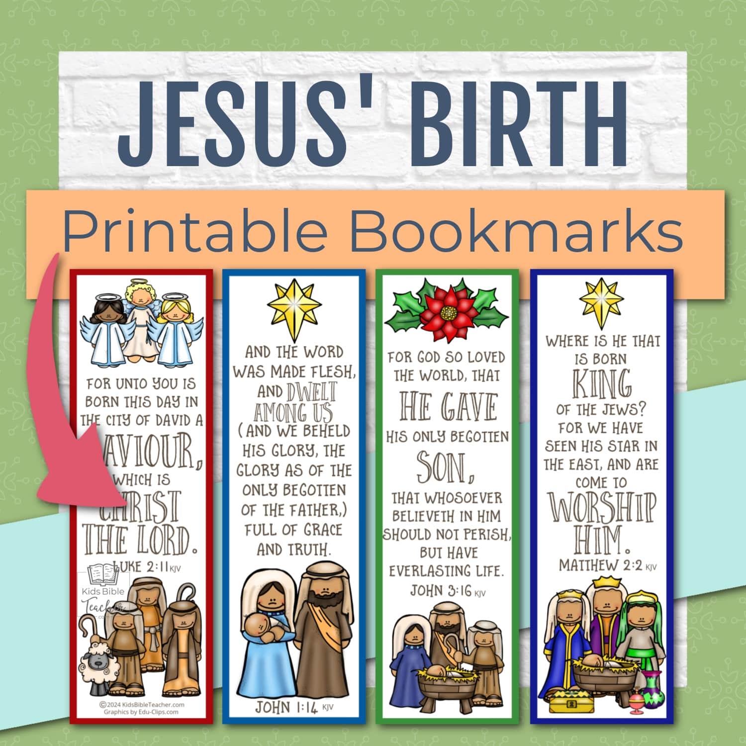 Luke 2 Printable Bookmark Free