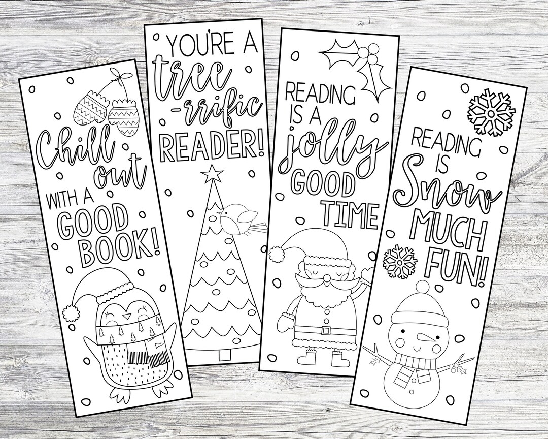 Printable Tree Bookmark To Color