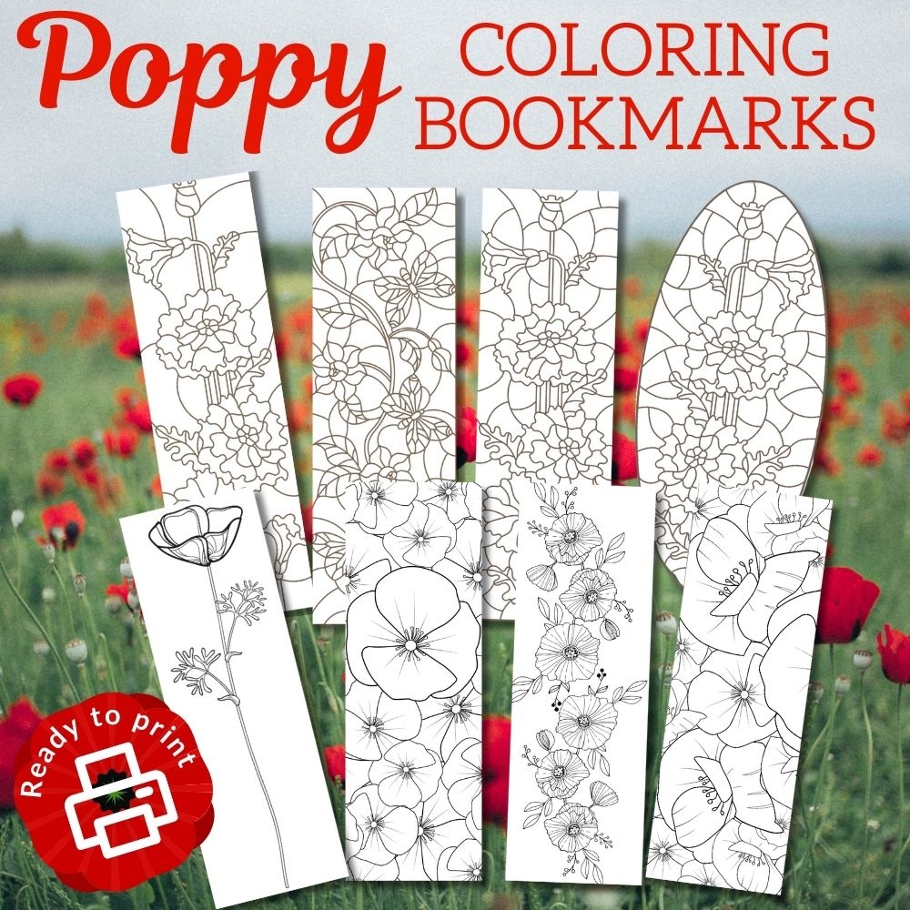 Free Printable Remembrance Day Bookmarks
