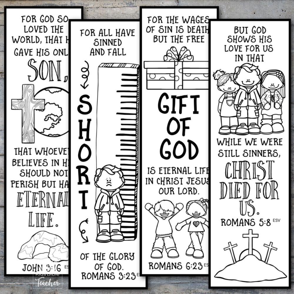 Free Printable Christian Bookmarks To Color