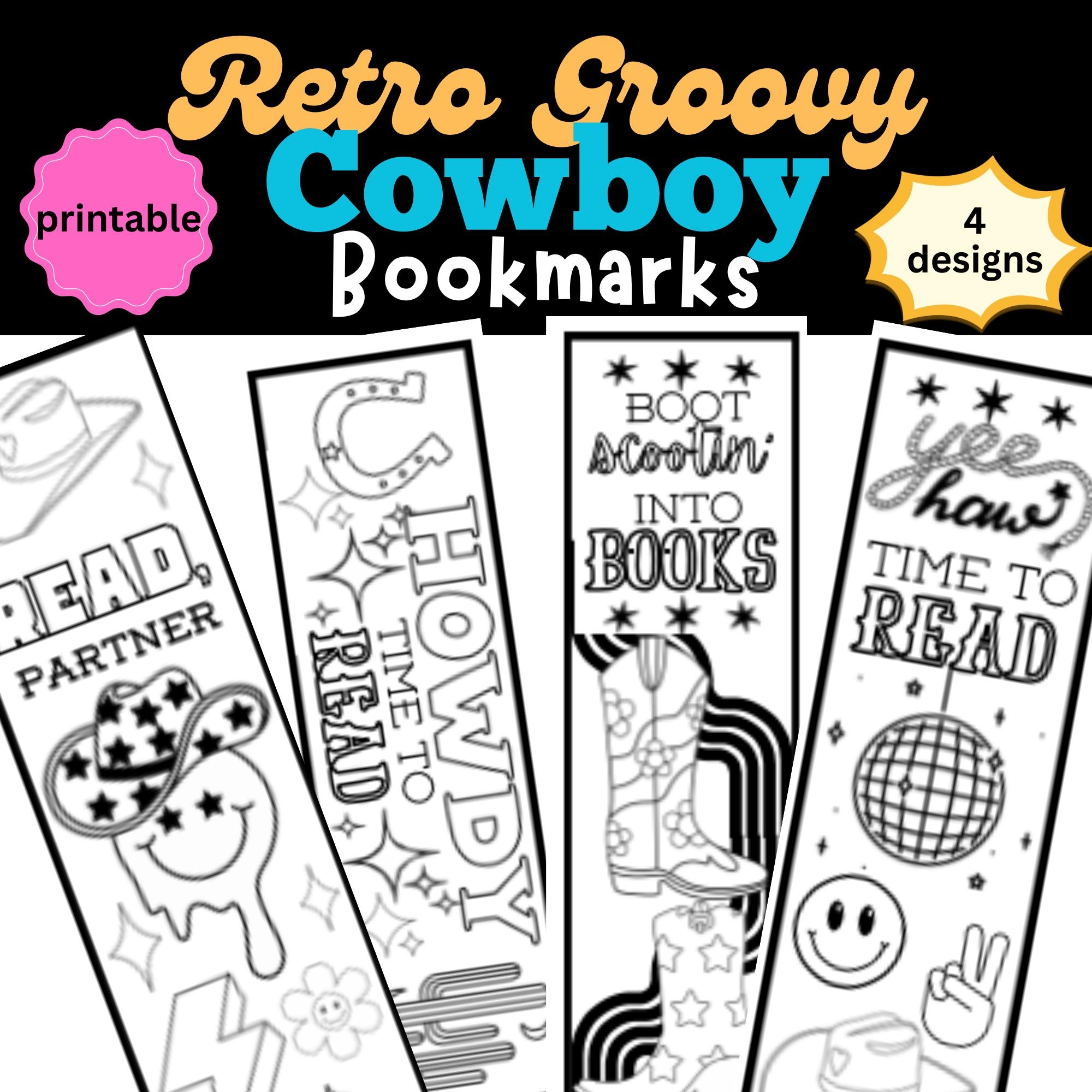 Western Bookmarks For Coloring Printable Bookmarks Pdf