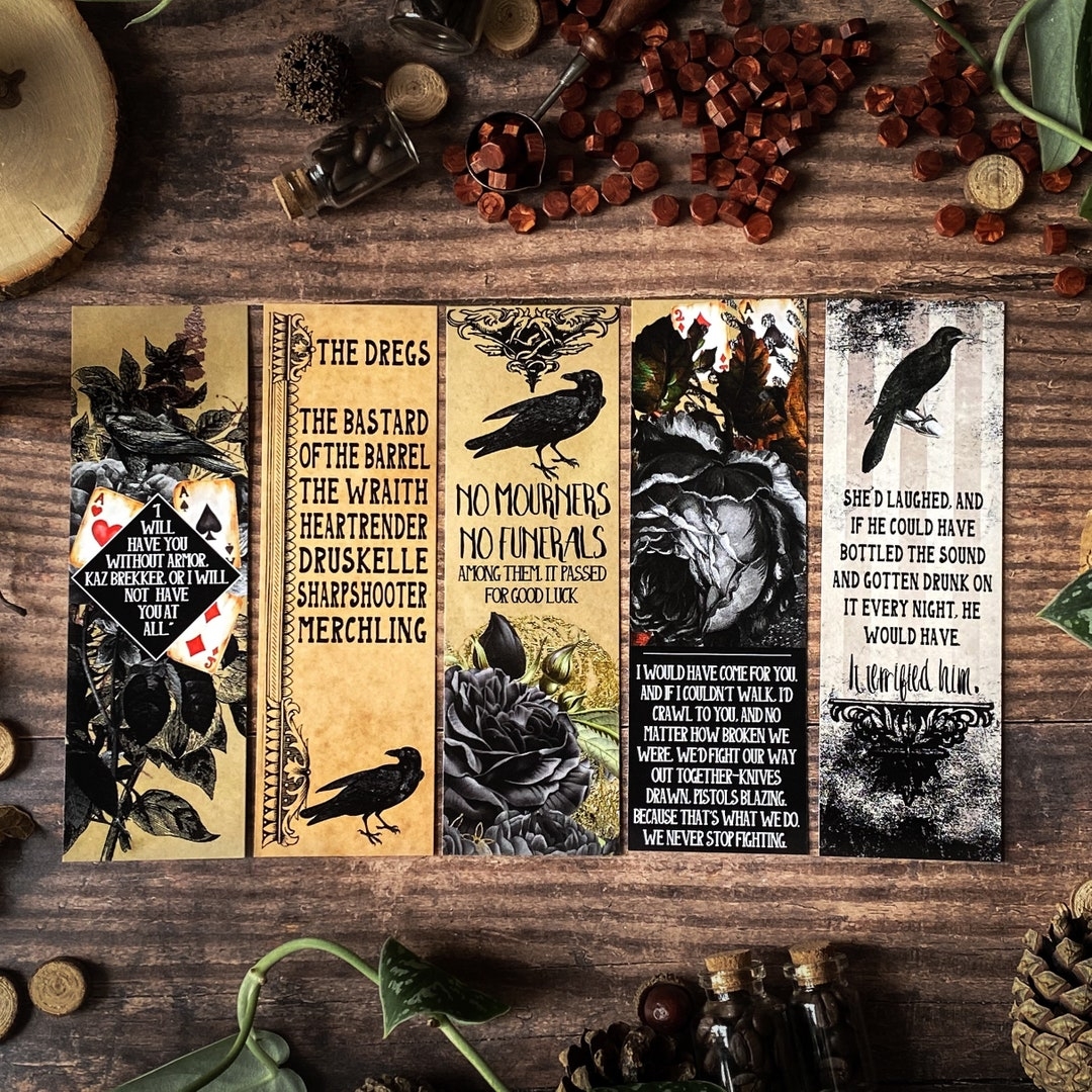 Six Of Crows Bookmark Printable