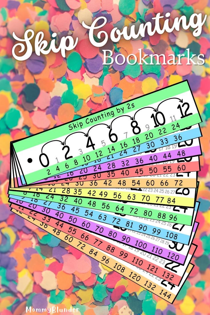 Skip Counting Bookmarks Printables Free