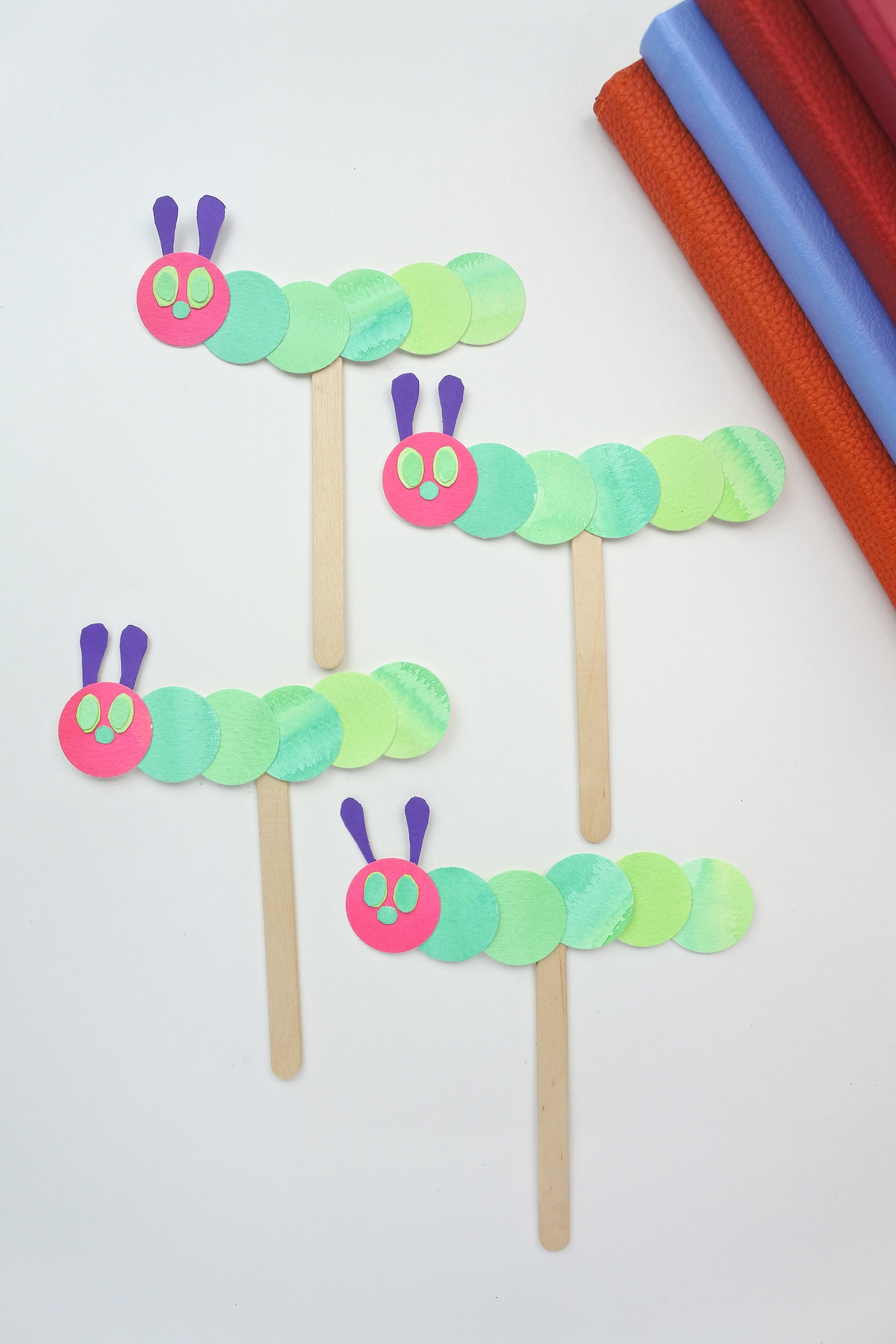 Printable Caterpillar Bookmark Craft For Kids