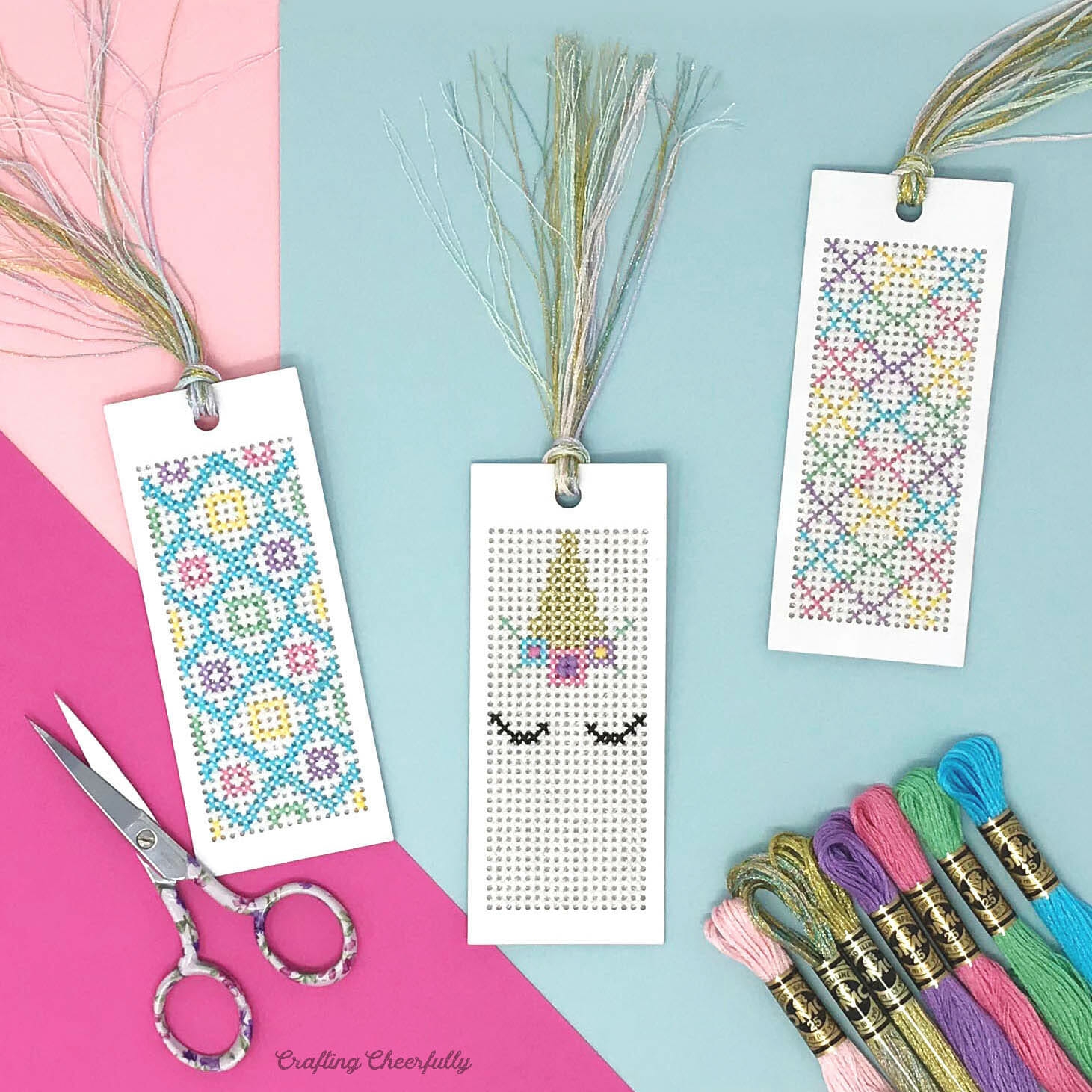 Free Cross Stitch Bookmark Pattern Printable Easy